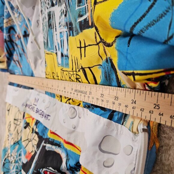 NWT Jean-Michel Basquiat X Members Only Jacket Anorak Windbreaker Mens Size L - Picture 4 of 16